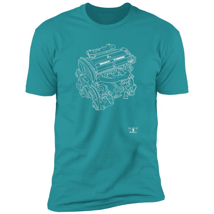 Engine Blueprint Series 4G63 Mivec Stock Turbo T-shirt