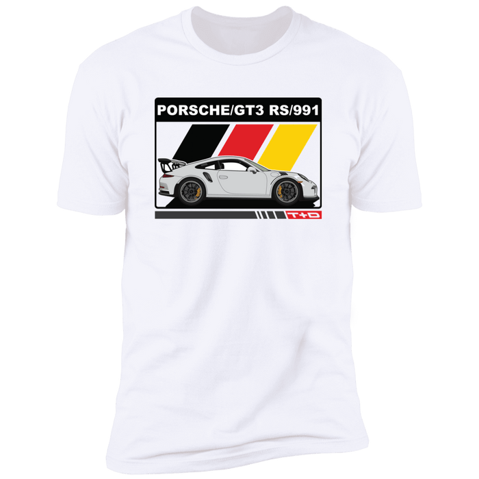 991 GT3 RS German Flag Stripes T-shirt