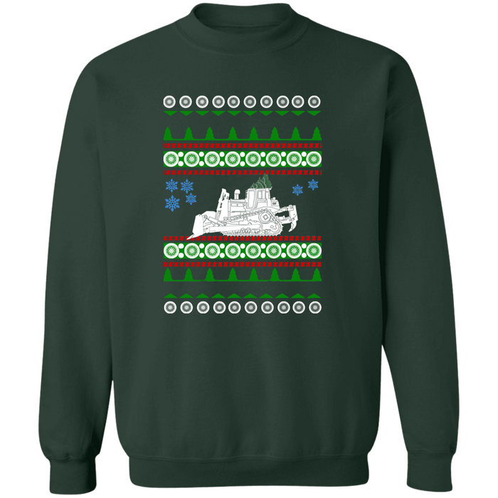 Bull Dozer like a D8 Ugly Christmas Sweater Sweatshirt