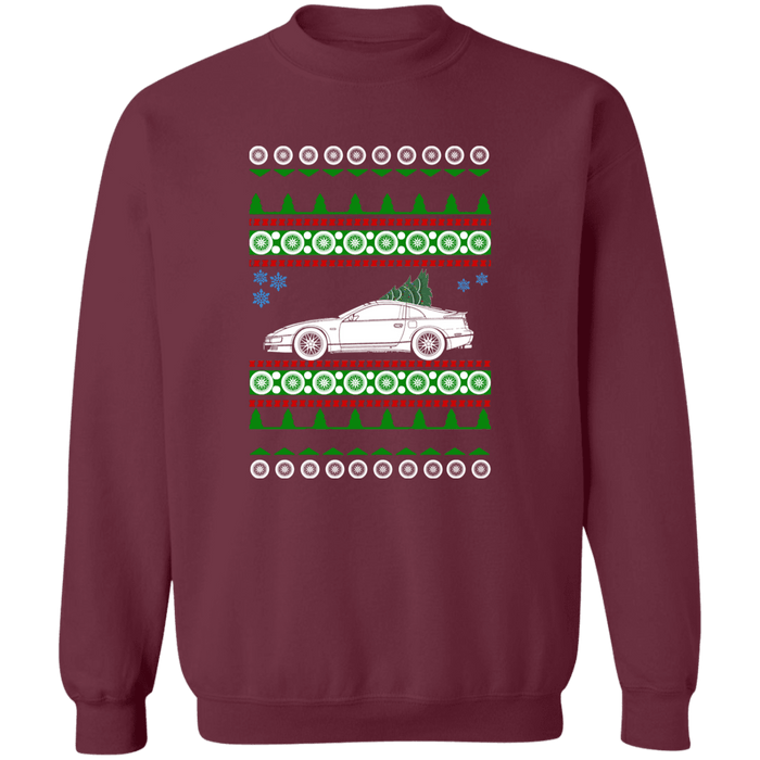 Nissan 300zx Z32 Ugly Christmas Sweater Sweatshirt v3