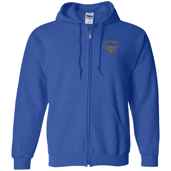 Victory At Any Cost Motorsports Zip Up Hoodie