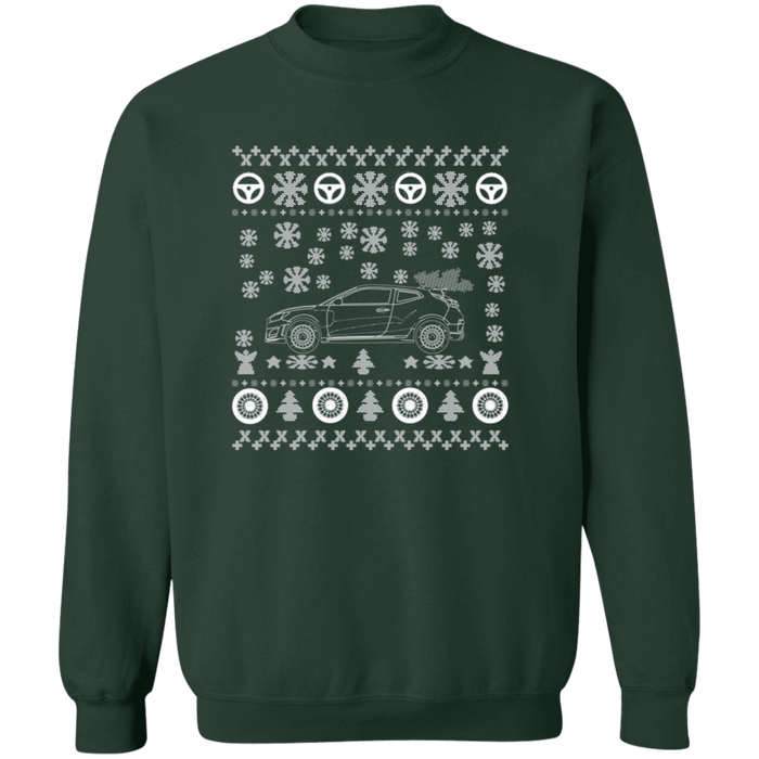 Hyundai Veloster N 2nd gen Ugly Christmas Sweater Sweatshirt