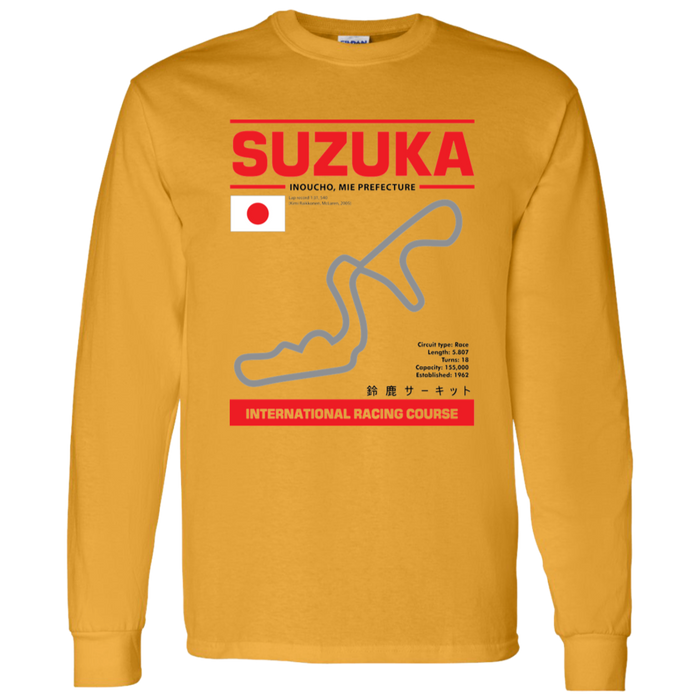 Track Outline Series Suzuka Long Sleeve T-shirt