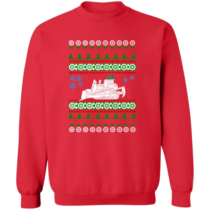 Bull Dozer like a D8 Ugly Christmas Sweater Sweatshirt