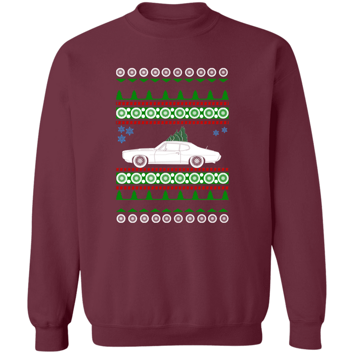 2nd gen Pontiac GTO Ugly Christmas Sweater Sweatshirt