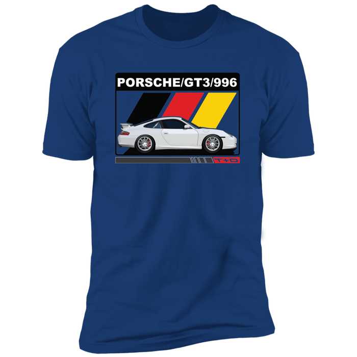 996 GT3 911 Porsche German Flag Stripes T-shirt