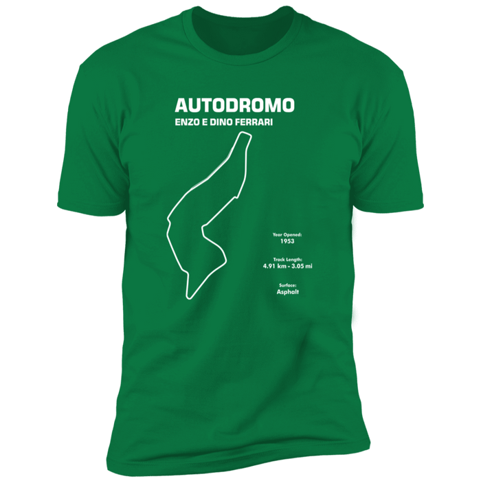 Track Outline Series Autodromo Enzo E Dino Ferrari t-shirt