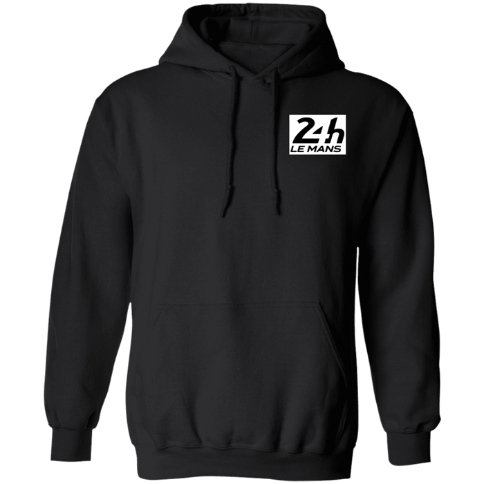 Circuit De La Sarthe 24 Heures Du Mans Track Outline Series Hoodie Front and Rear Print V3