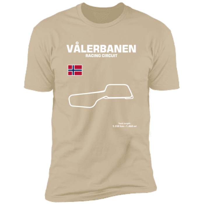 Track Outline Series Valerbanen Racing Circuit T-shirt