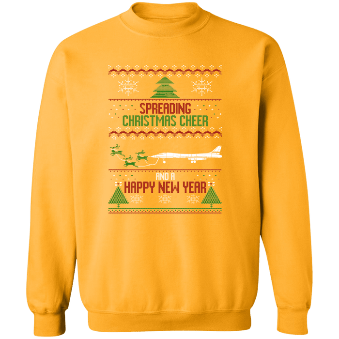 B-1B Lancer Airplane Ugly Christmas Sweater Sweatshirt