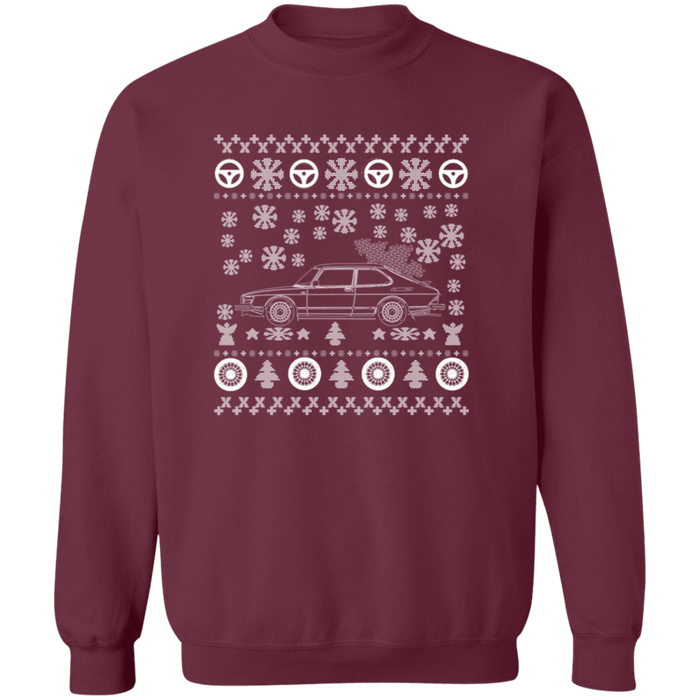 Saab 900 1987-1993 Ugly Christmas Sweater Sweatshirt V2