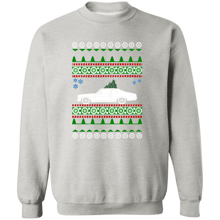 Hot Rod like a 1968 3rd gen Nova Ugly Christmas Sweater Sweatshirt