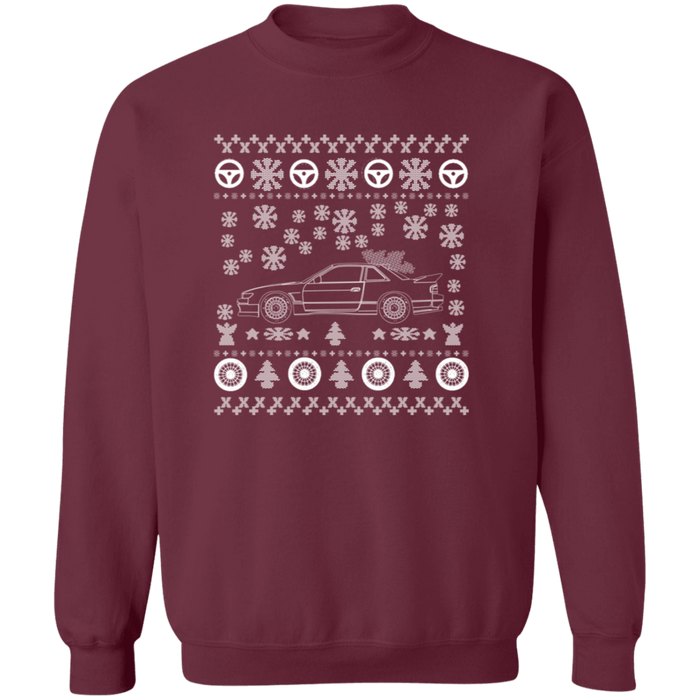 S13 Nissan 240sx Silvia Ugly Christmas Sweater Jumper V2