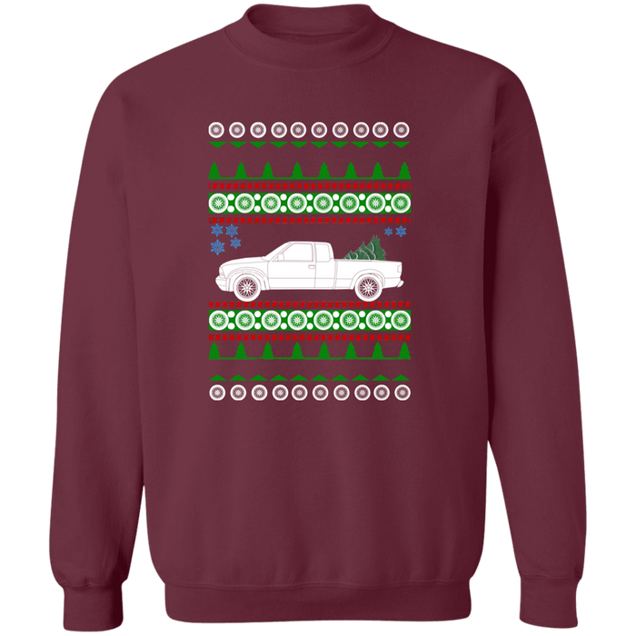 Truck like a 2002 S10 ZR2 Chevy Ugly Christmas Sweater Sweatshirt