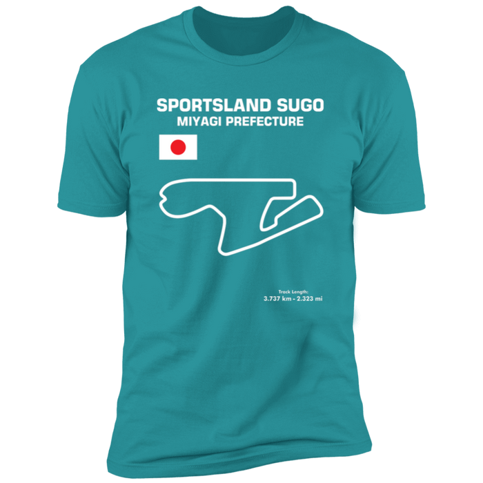 Track Outline Sportsland Sugo Japan T-shirt