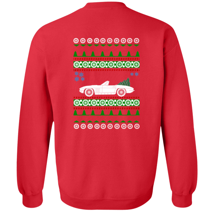 Corvette C2 Front and rear design Ugly Christmas Sweater Sweatshirt