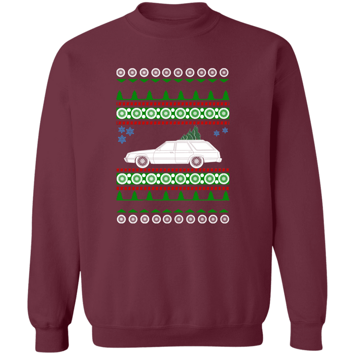 Mercury Marquis Wagon ugly christmas sweater sweatshirt