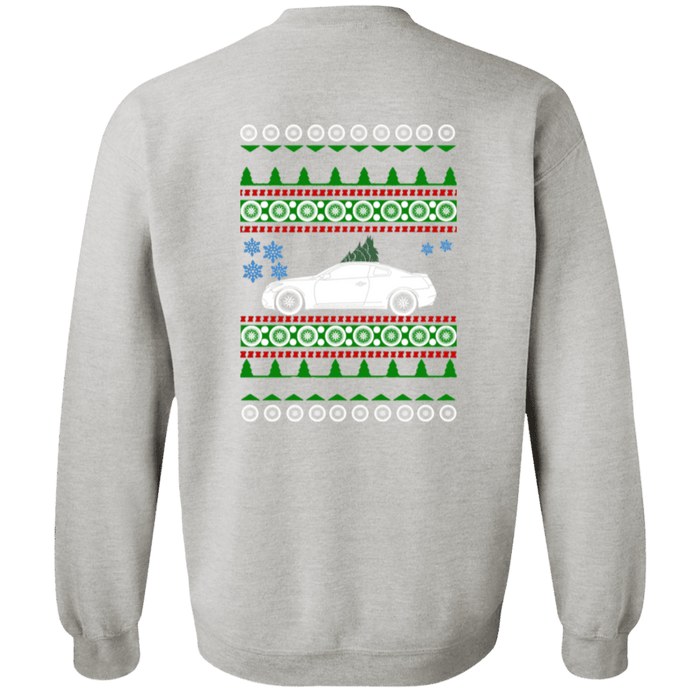 Infiniti Q60 1st gen Ugly Christmas Sweater Sweatshirt Front and Rear print