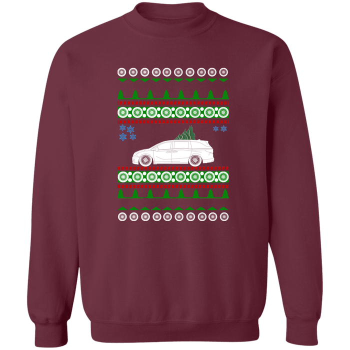 Slammed 2018+ Minivan Ugly Christmas Sweater Sweatshirt