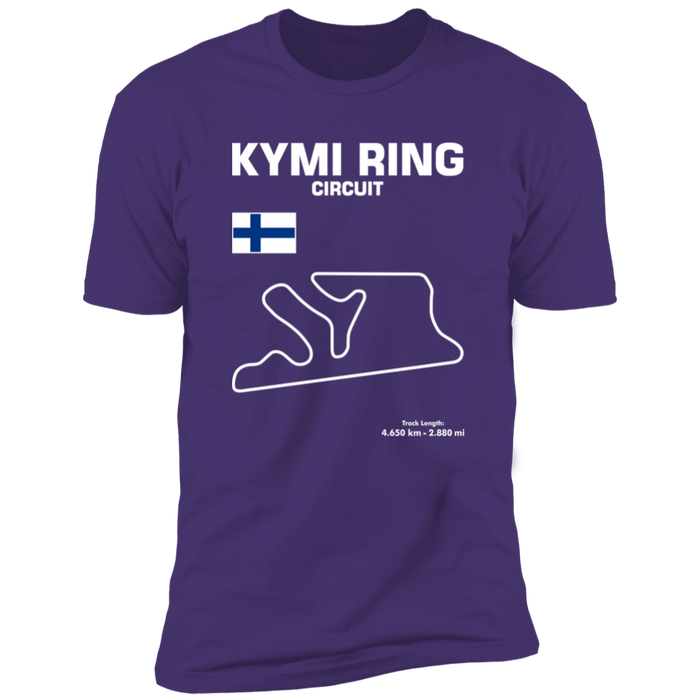 Track Outline Series Kymi Ring Circuit Finland T-shirt