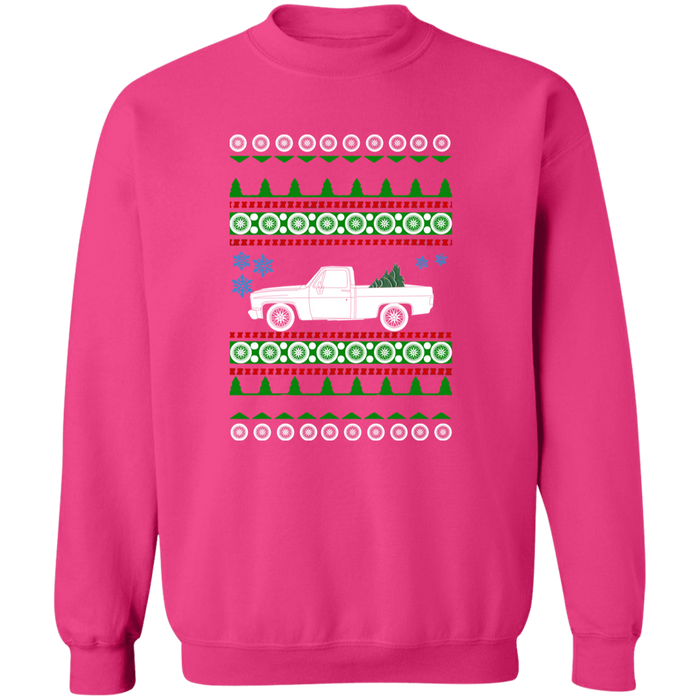 C10 Ugly Christmas Sweater 1985 Short Bed Sweatshirt