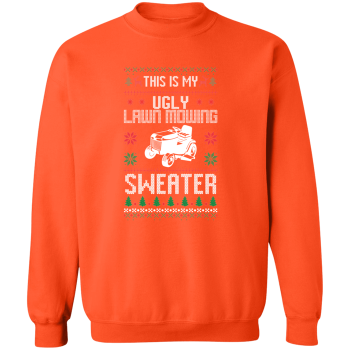 Ugly Lawn Mowing Christmas Sweater Sweatshirt