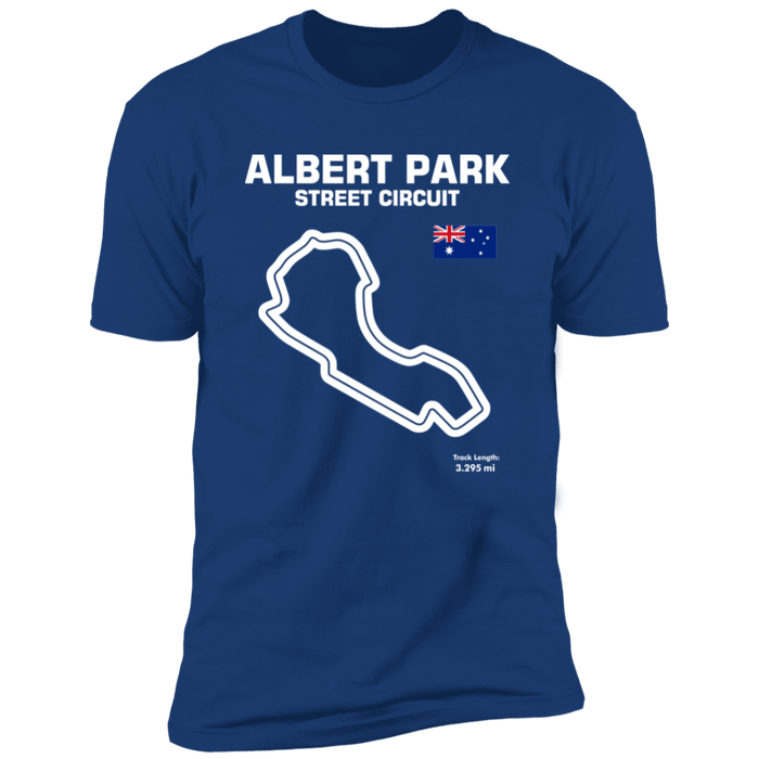 Track Outline Series Albert Park Street Circuit