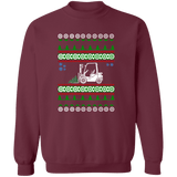 Forklift Driver Operator Ugly Christmas Sweater Sweatshirt