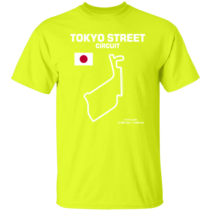 Track Outline Series Tokyo Street Circuit T-shirt v2