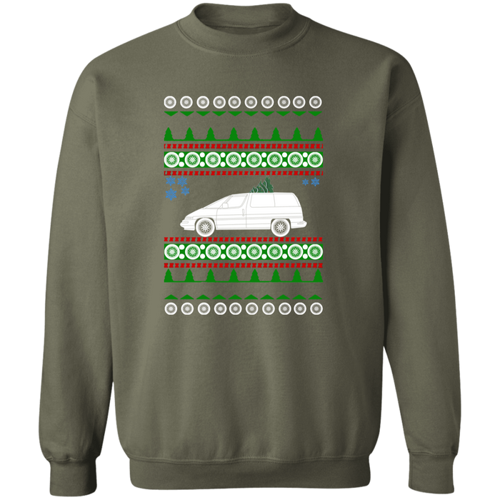 Oldsmobile Silhouette Ugly Christmas Sweater