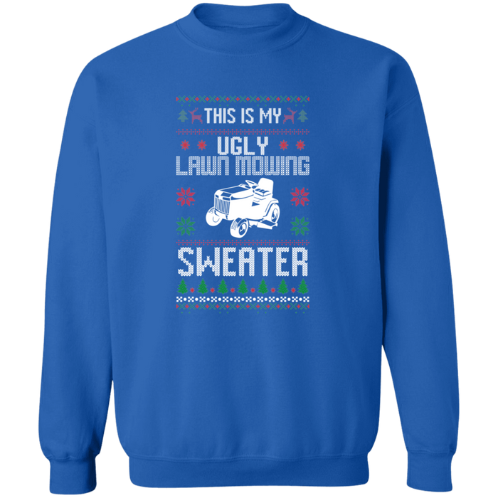 Ugly Lawn Mowing Christmas Sweater Sweatshirt