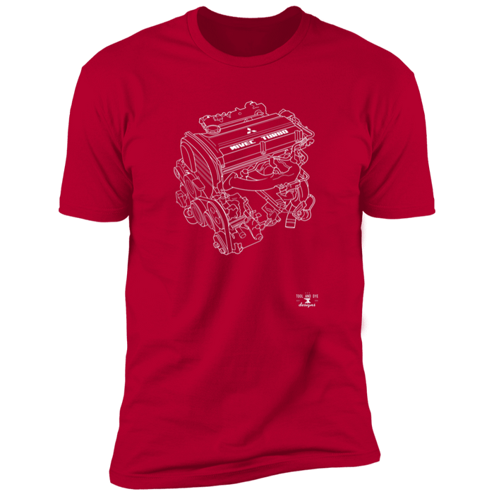 Engine Blueprint Series 4G63 Mivec Stock Turbo T-shirt