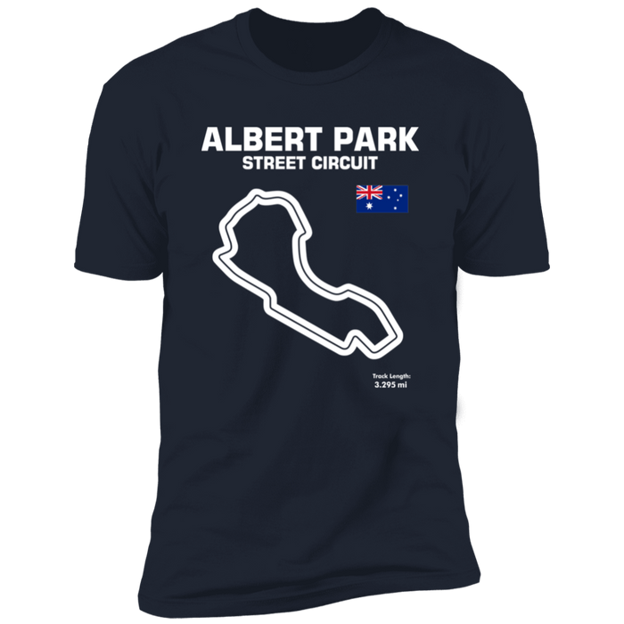 Track Outline Series Albert Park Street Circuit