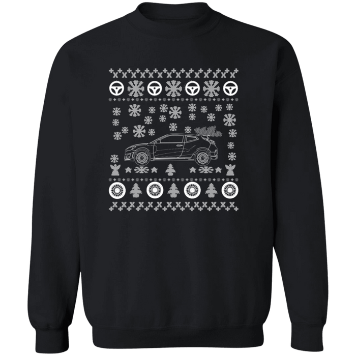 Hyundai Veloster N 2nd gen Ugly Christmas Sweater Sweatshirt