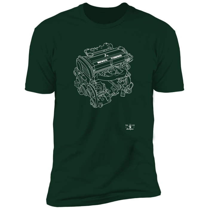 Engine Blueprint Series 4G63 Mivec Stock Turbo T-shirt