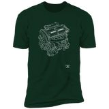 Engine Blueprint Series 4G63 Mivec Stock Turbo T-shirt