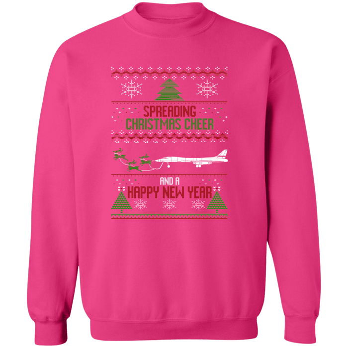 B-1B Lancer Airplane Ugly Christmas Sweater Sweatshirt