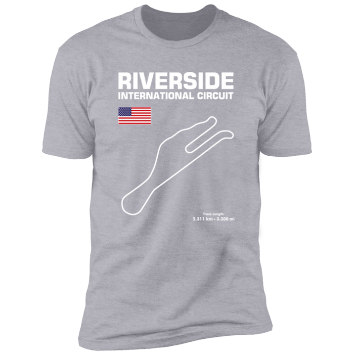 Track Outline Series Riverside International Circuit T-shirt