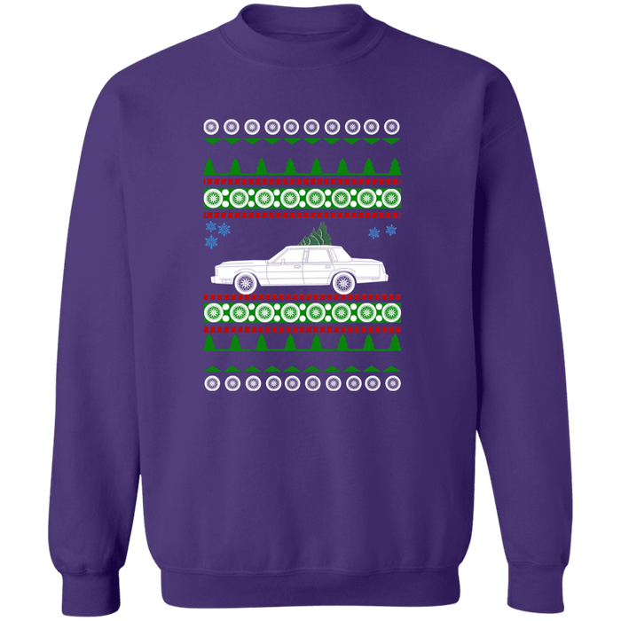 Lincoln Towncar 1989 Town Car Ugly Christmas Sweater Sweatshirt