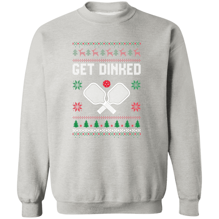 Get Dinked Pickleball Ugly Christmas Sweater Sweatshirt