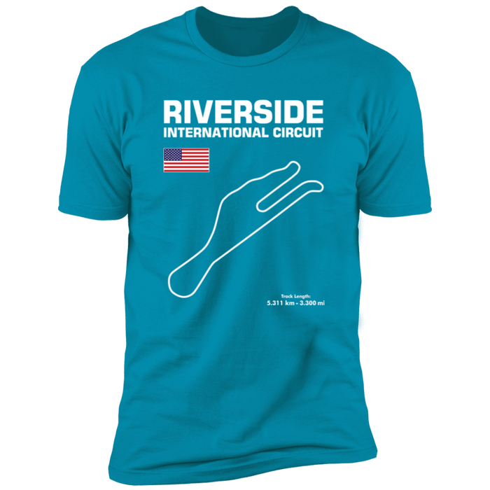 Track Outline Series Riverside International Circuit T-shirt