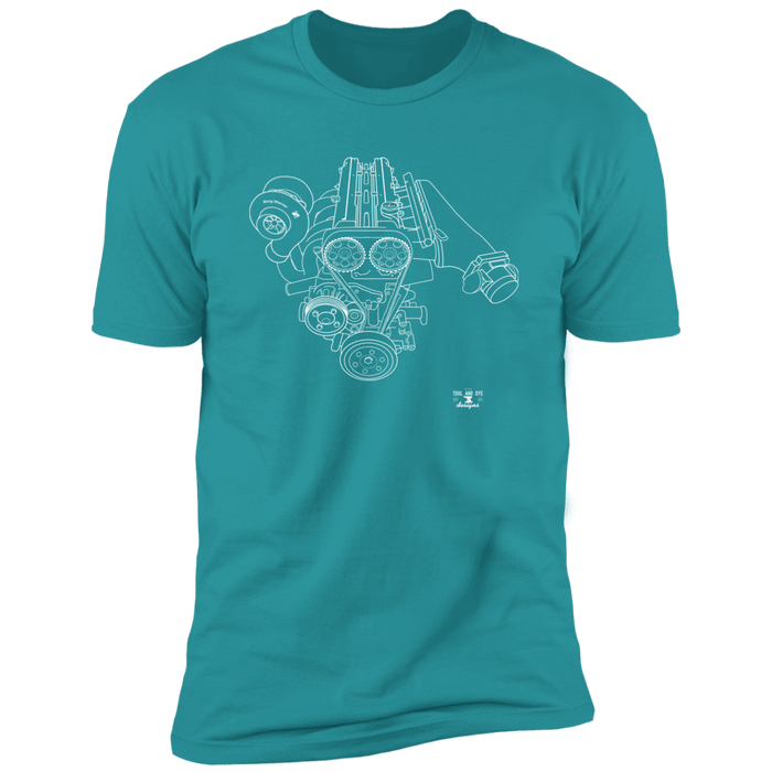 Engine Blueprint Series Toyota 2JZ t-shirt