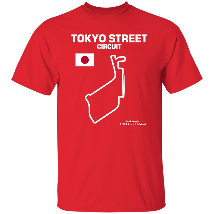Track Outline Series Tokyo Street Circuit T-shirt v2