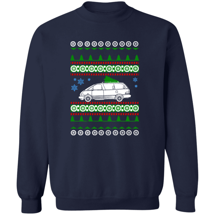 Van like a Toyota Previa Ugly Christmas Sweater Sweatshirt