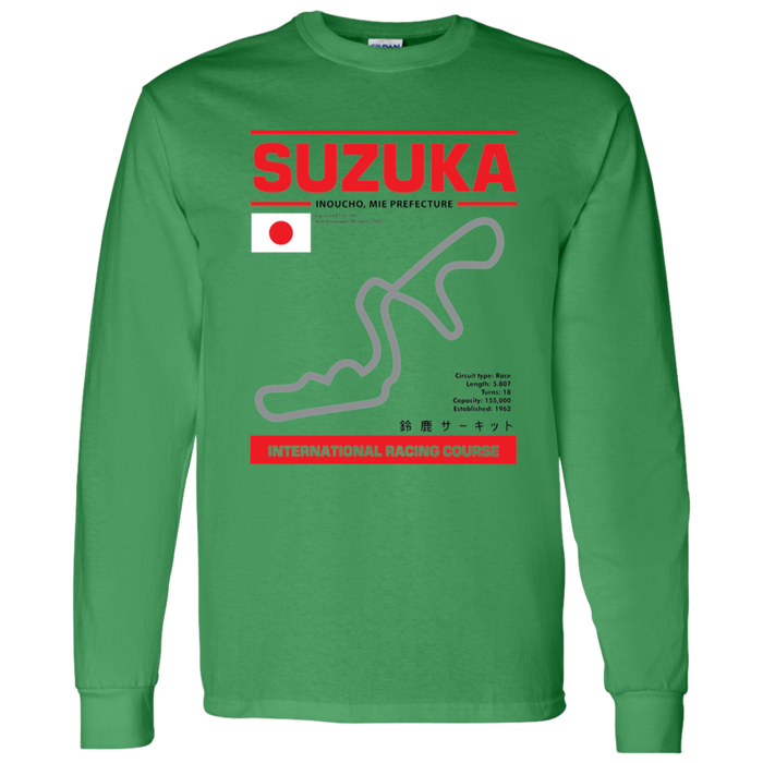 Track Outline Series Suzuka Long Sleeve T-shirt