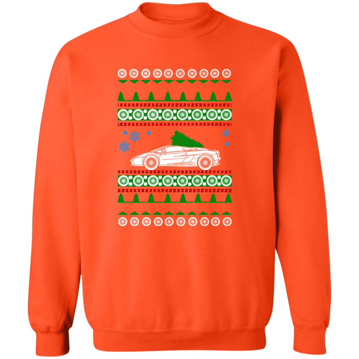 Exotic Car like a Gallardo Ugly Christmas Sweater Sweatshirt