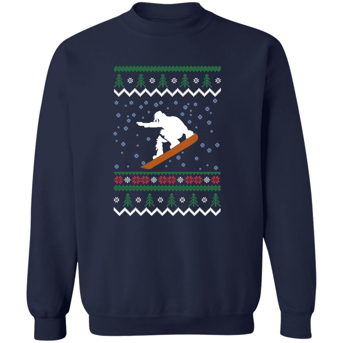 Snowboarding Snowboard Ugly Christmas Sweater Sweatshirt