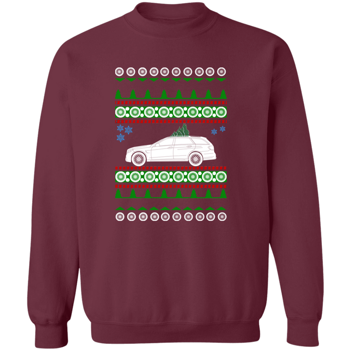 German Wagon like an E63 S212 Ugly Christmas Sweater Sweatshirt 2012