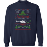 Bell AH-1Z Viper Helicopter MIlitary Ugly Christmas Sweater Sweatshirt
