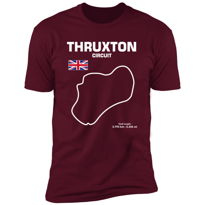 Track Outline Series Thruxton Circuit UK T-shirt